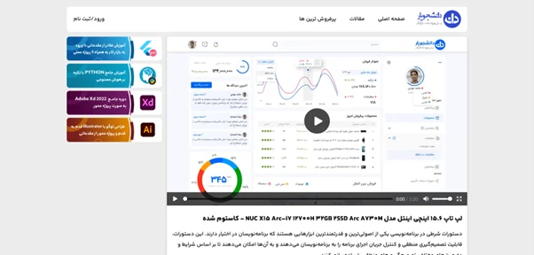 ساخت یک وب سایت ساده برای نمایش اطلاعات شخصی