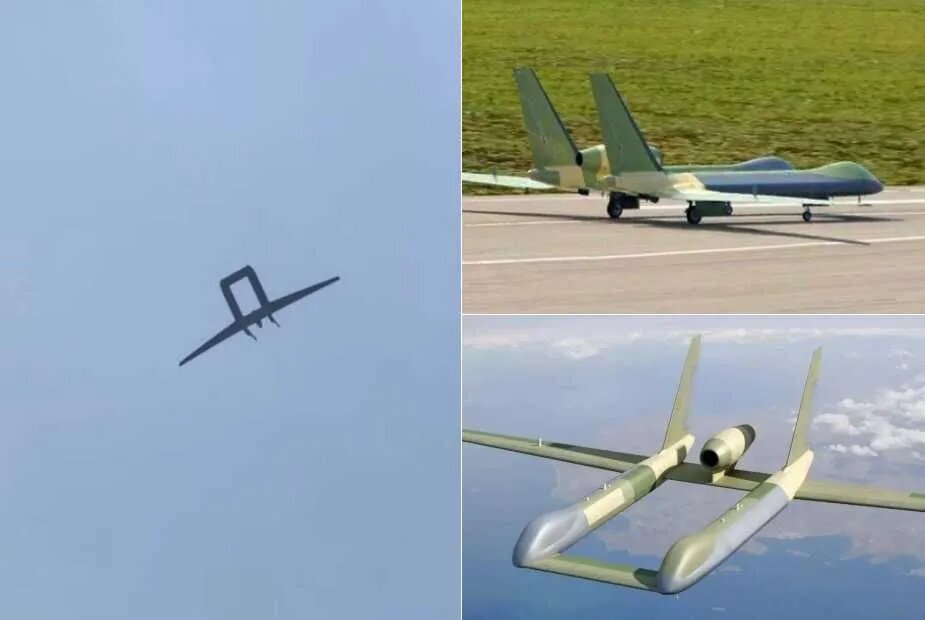 پهپاد غول پیکر چین رونمایی شد؛ بزرگ تر از Global Hawk آمریکا!