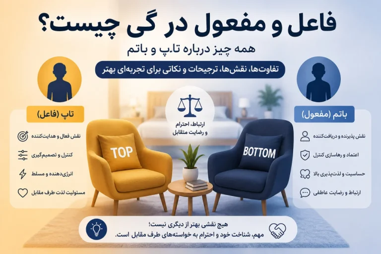 فاعل و مفعول در گی چیست؟ – همه چیز درباره تاپ و باتم