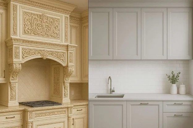 تفاوت کابینت نئوکلاسیک و کلاسیک؛ آنچه باید قبل از انتخاب بدانید