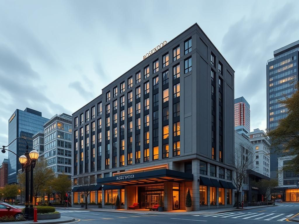 موقعیت هتل روزوود گئورجیا ونکوور | آدرس و دسترسی آسان