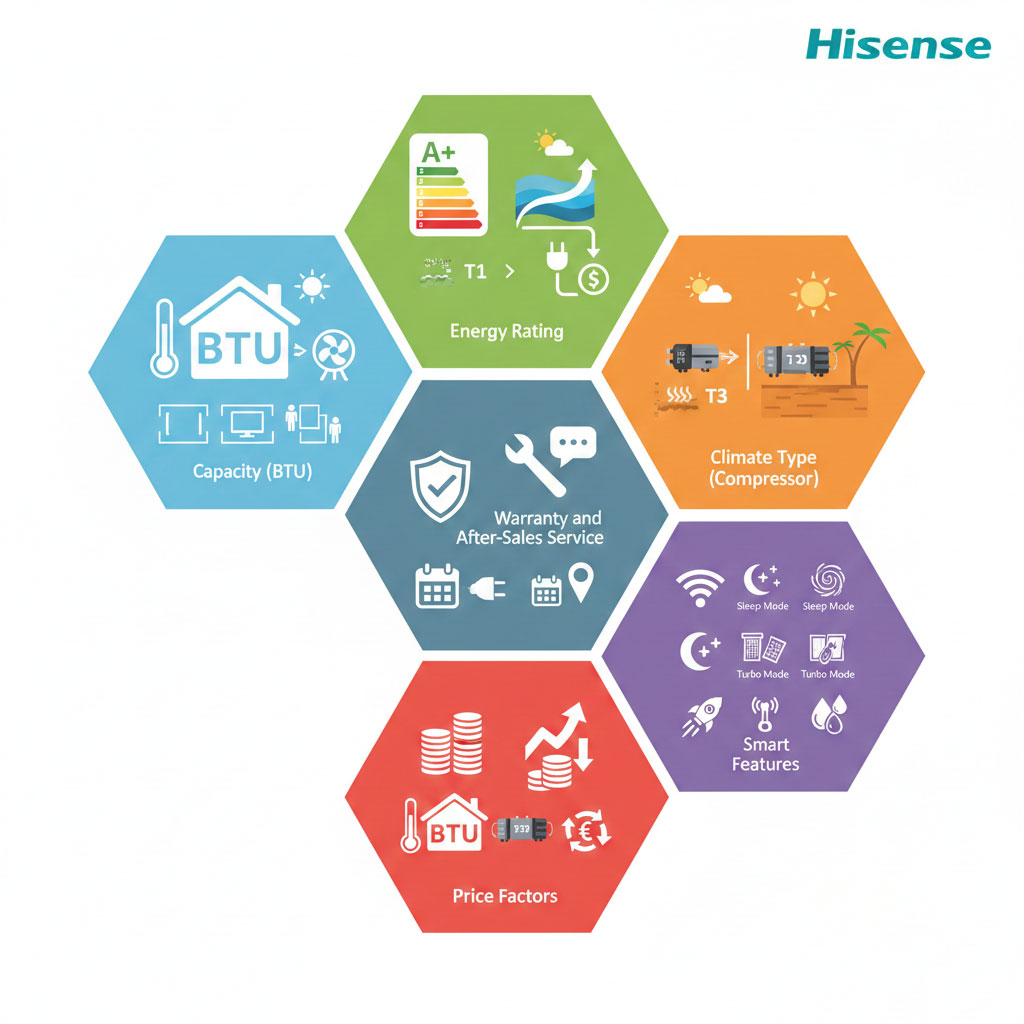 راهنمای جامع خرید کولر گازی هایسنس