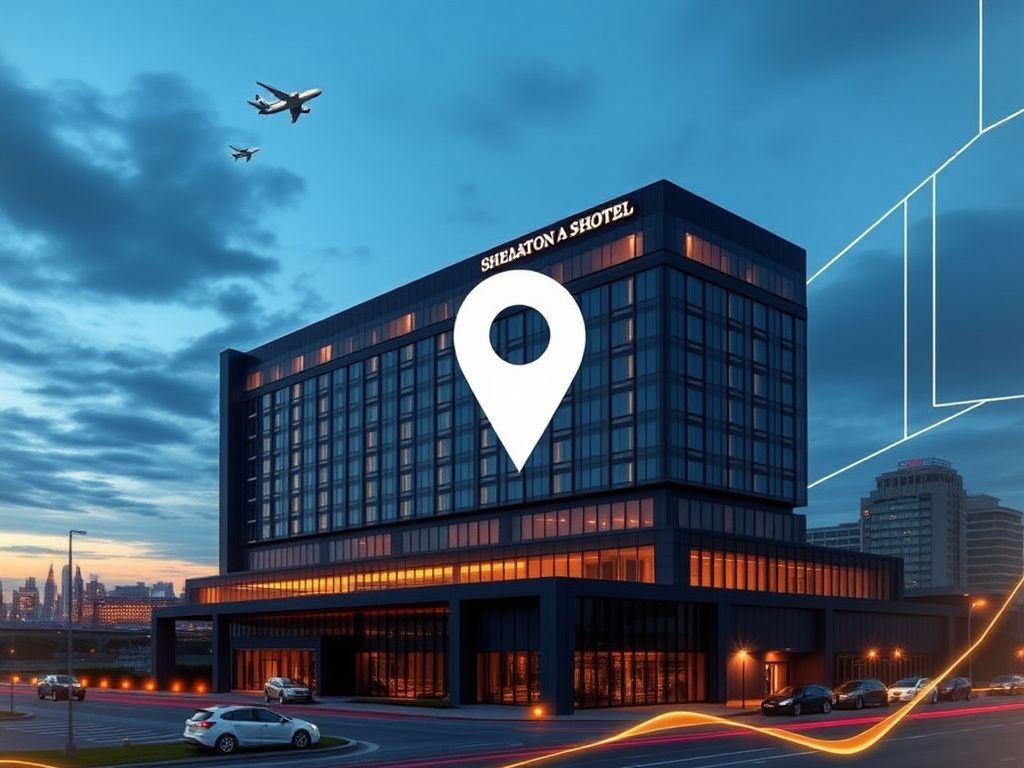 موقعیت هتل شرایتون ایرپورت مونترال | نقشه و آدرس دقیق