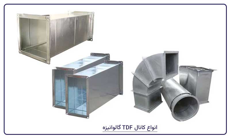 اجرای سریع کانال تهویه هوای مطبوع با کانال های فلنج سرخود TDF