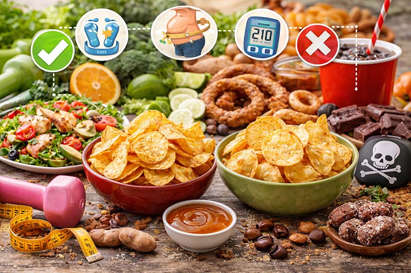 فواید و مضرات چیپس در رژیم غذایی
